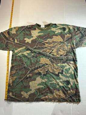 Vintage Horizon Camouflage Graphic T Shirt Men's XXL Rare Distressed Camo